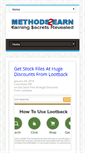 Mobile Screenshot of methods2earn.com
