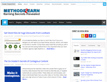 Tablet Screenshot of methods2earn.com